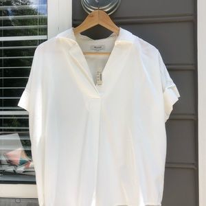 New with Tags Madewell Courier Button Back Shirt